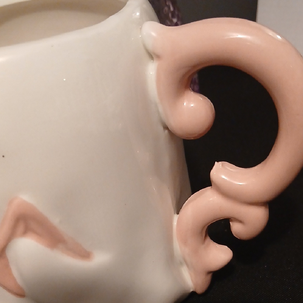 Cute Ghost Mug with Pink Handle NWT - Picture 3 of 6